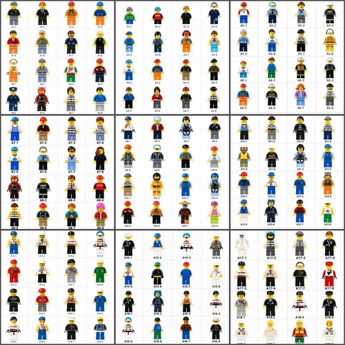 Lego minifigure collection - lego,